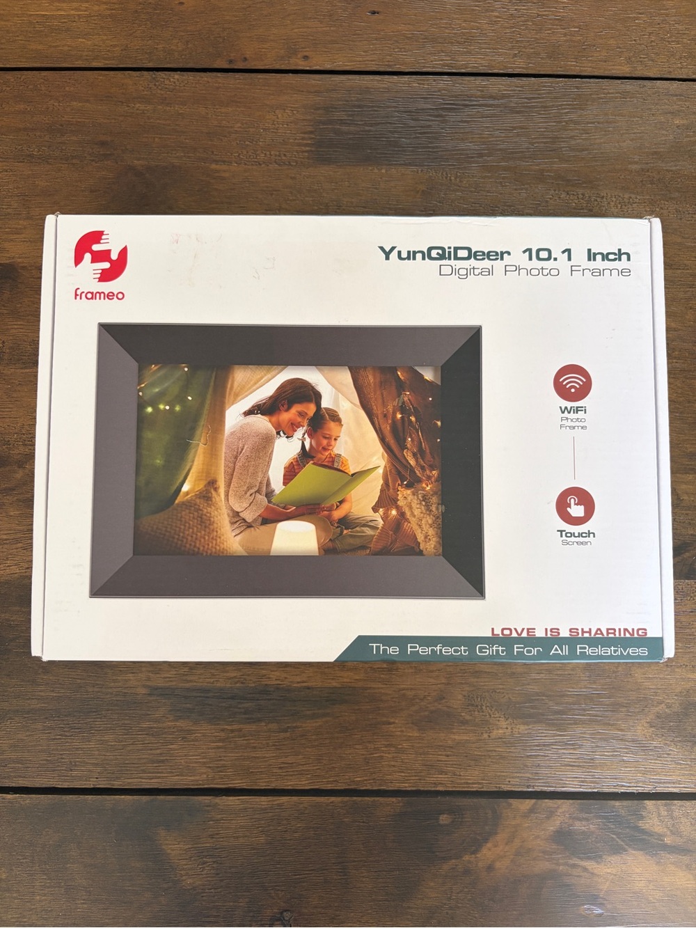 FRAMEO Digital Photo Frame 10.1 Inch Wifi Photo Frame